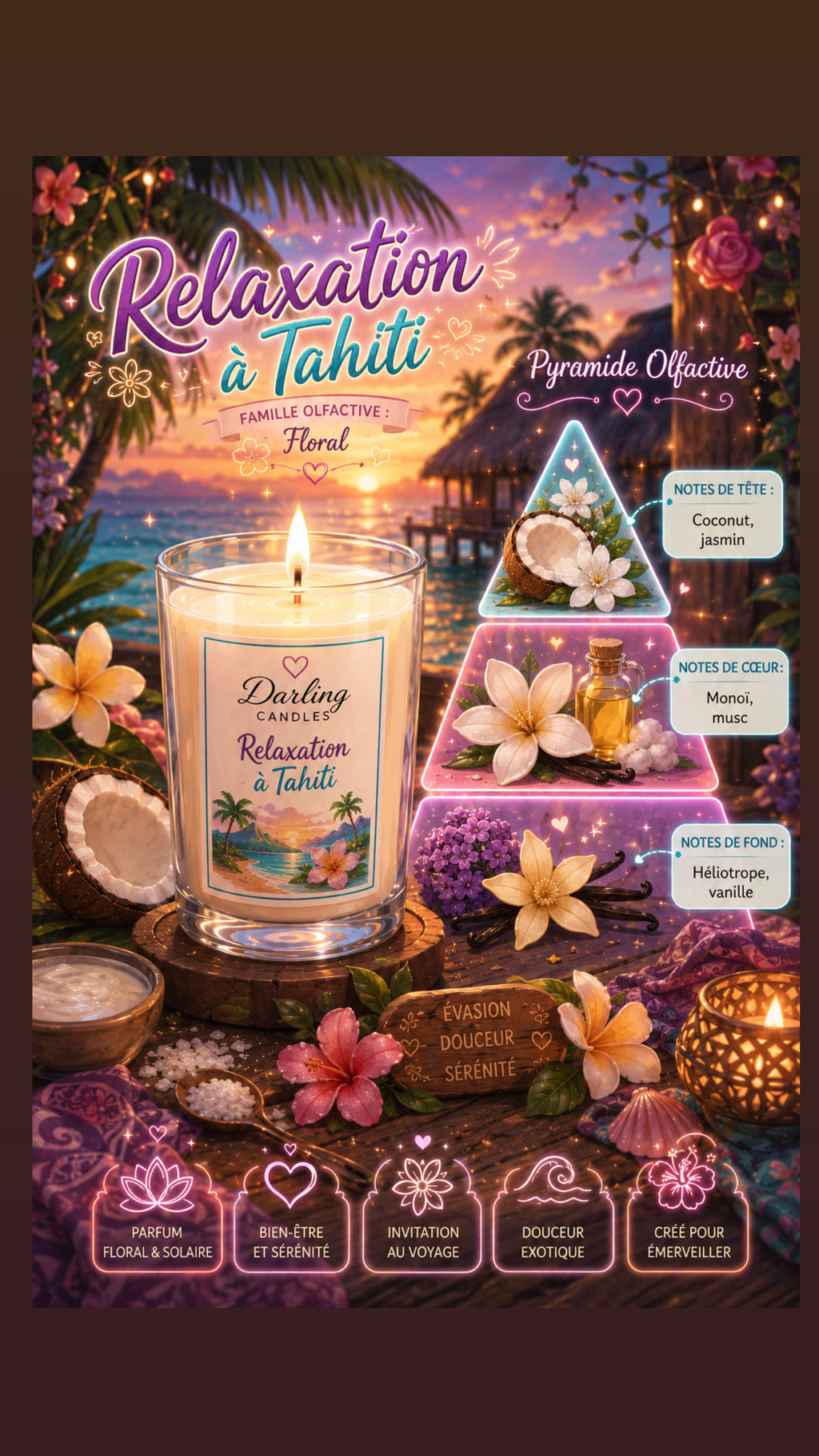 Coffret "merci maîtresse" - Relaxation à Tahiti