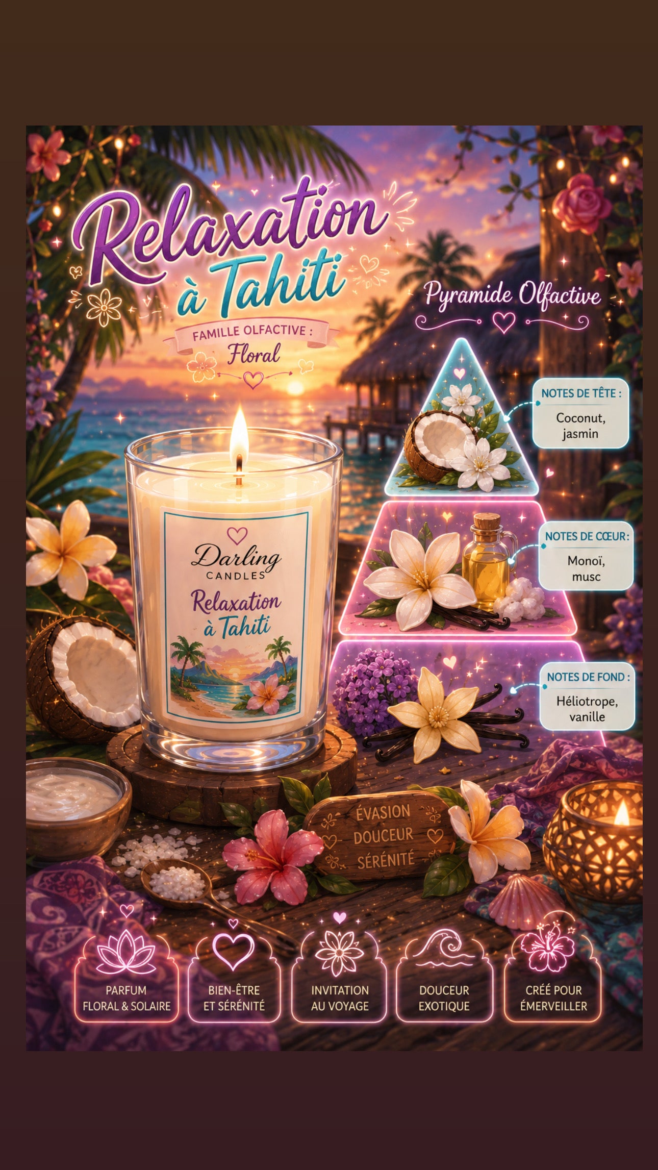 Coffret "merci maîtresse" - Relaxation à Tahiti