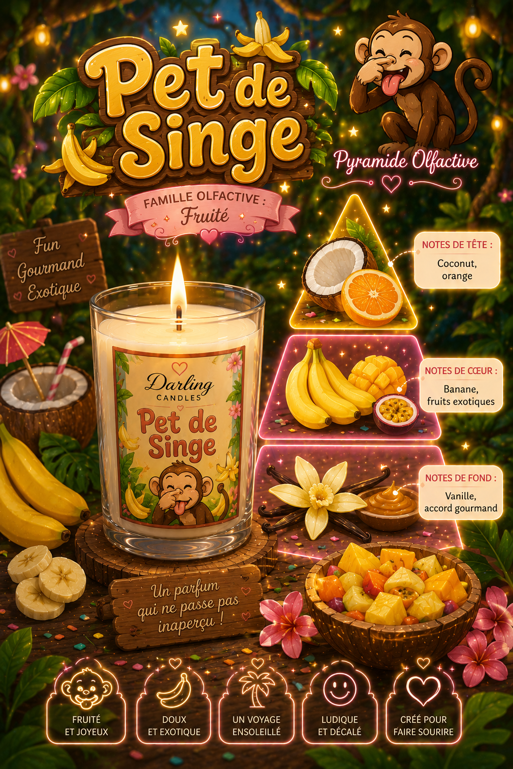 Fondant Pet de Singe
