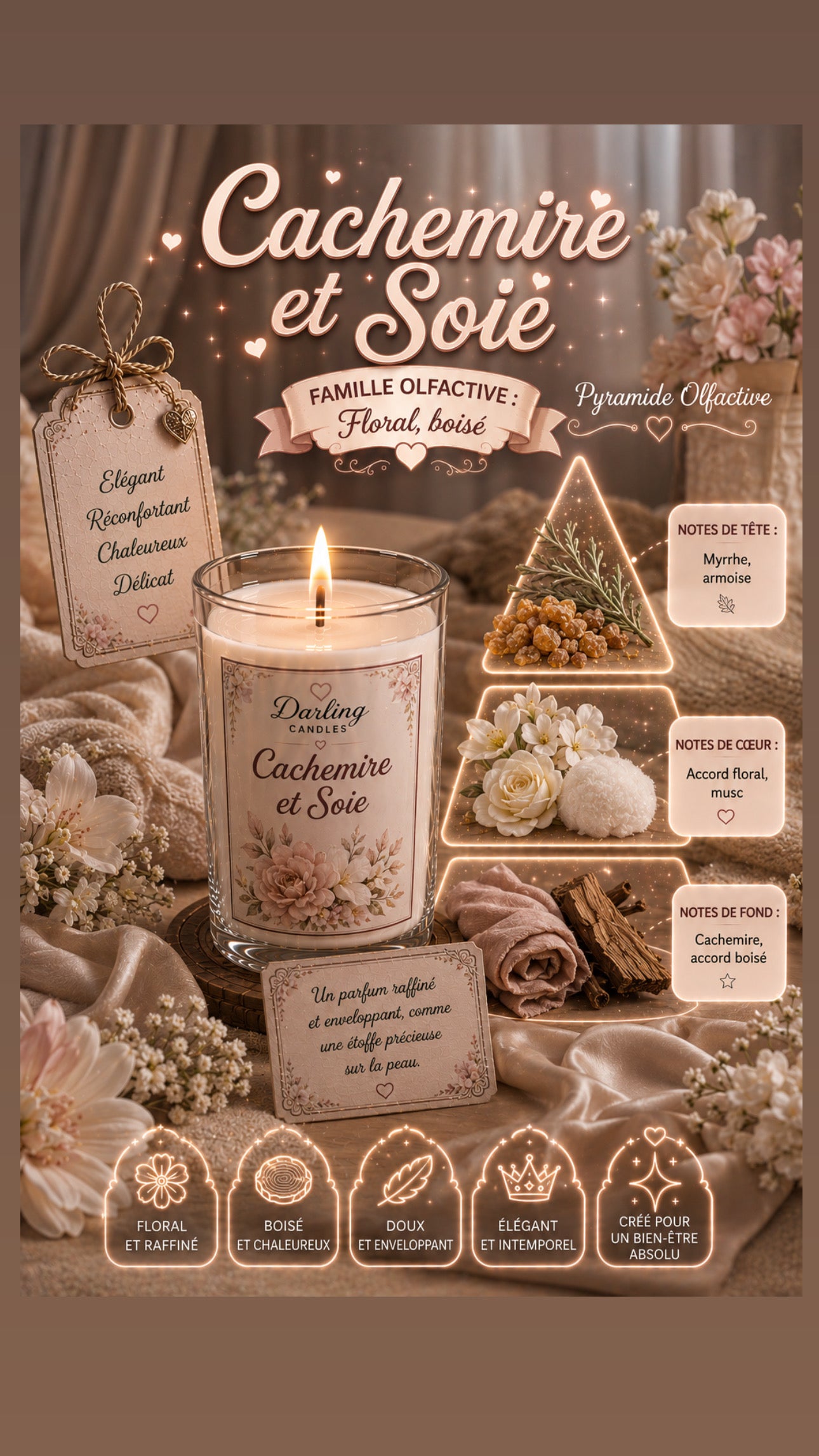 Coffret "merci maîtresse" - Cashmere et soie"