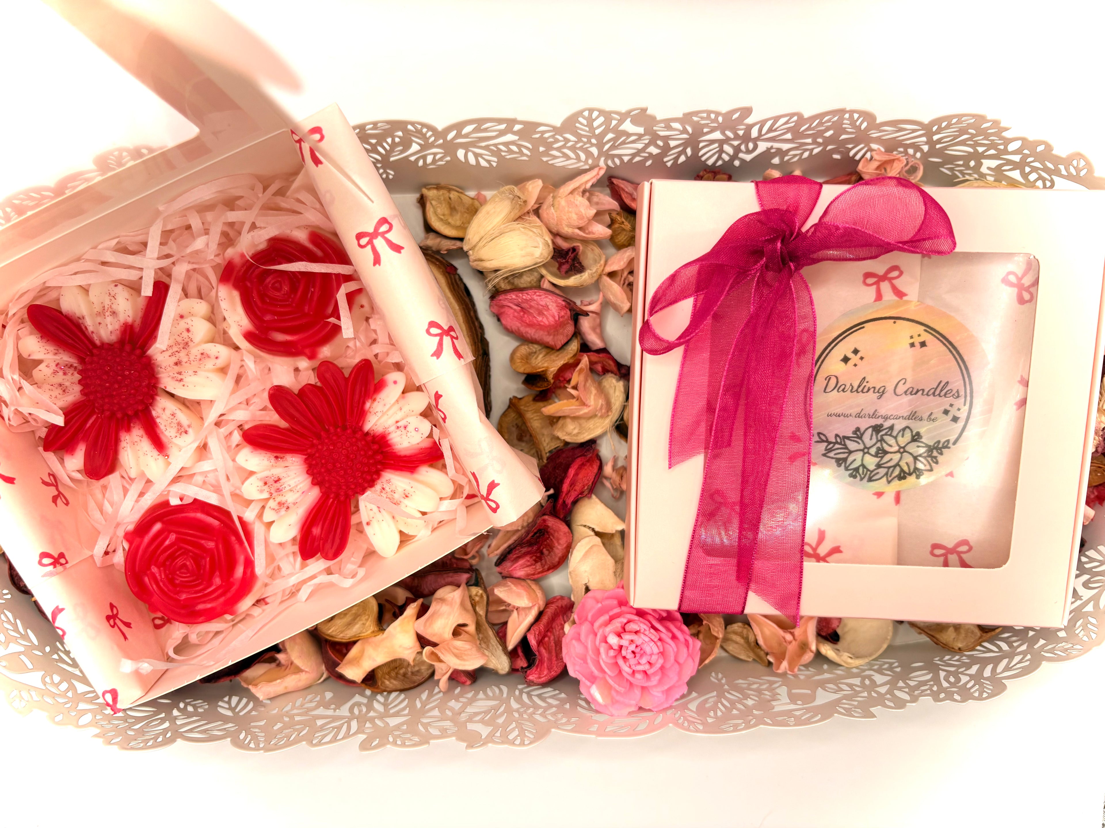 Coffret fondants "Coeur de Rose"