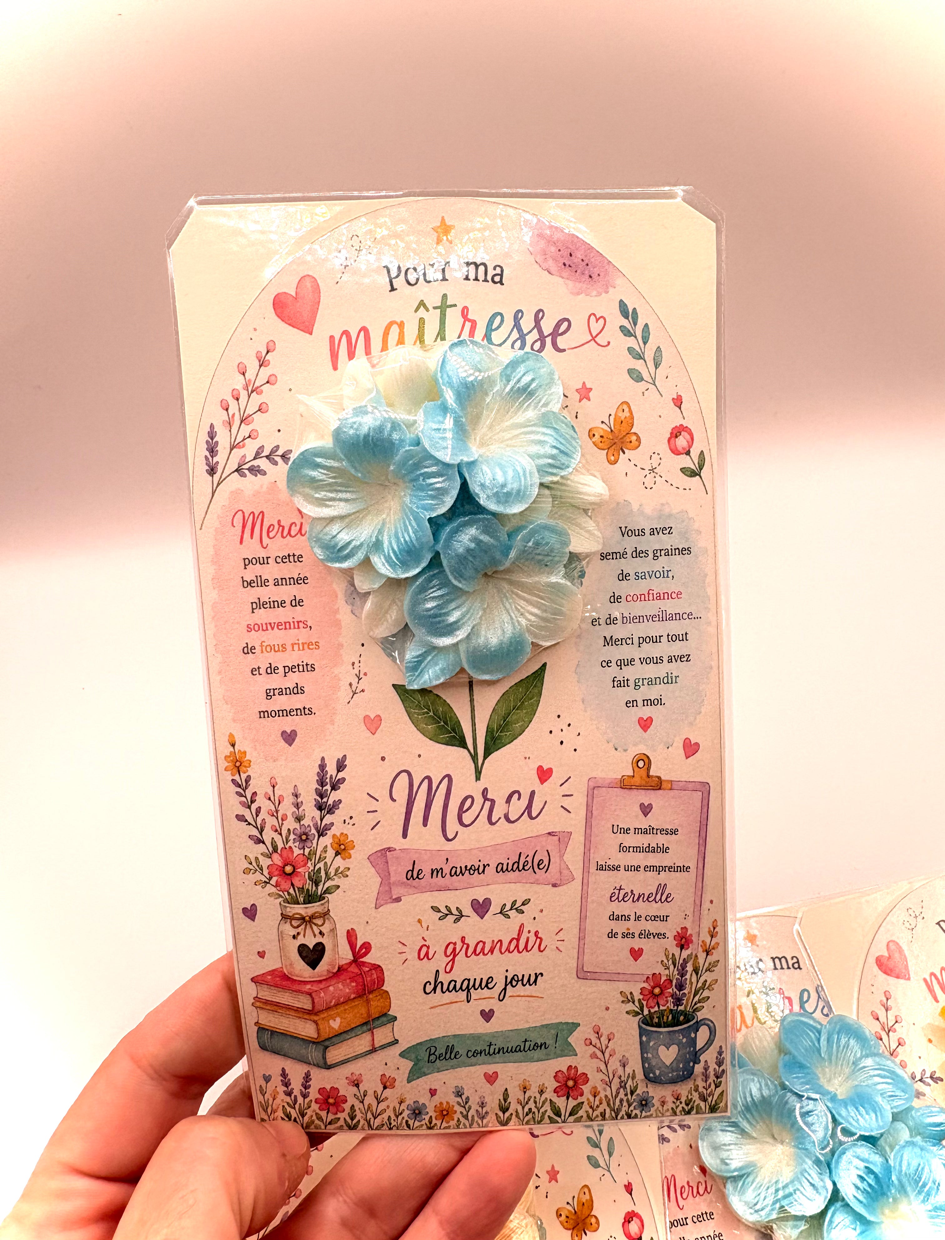 Coffret "merci maîtresse" - Cyclamen sauvage
