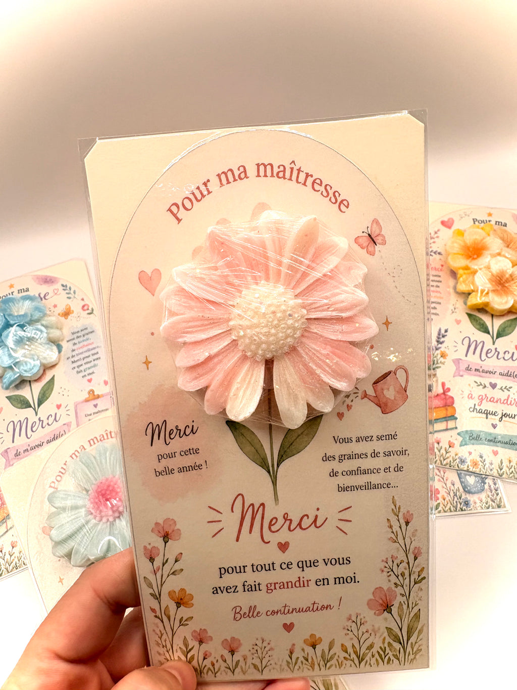 Coffret "merci maîtresse" - Fleur de cerisier