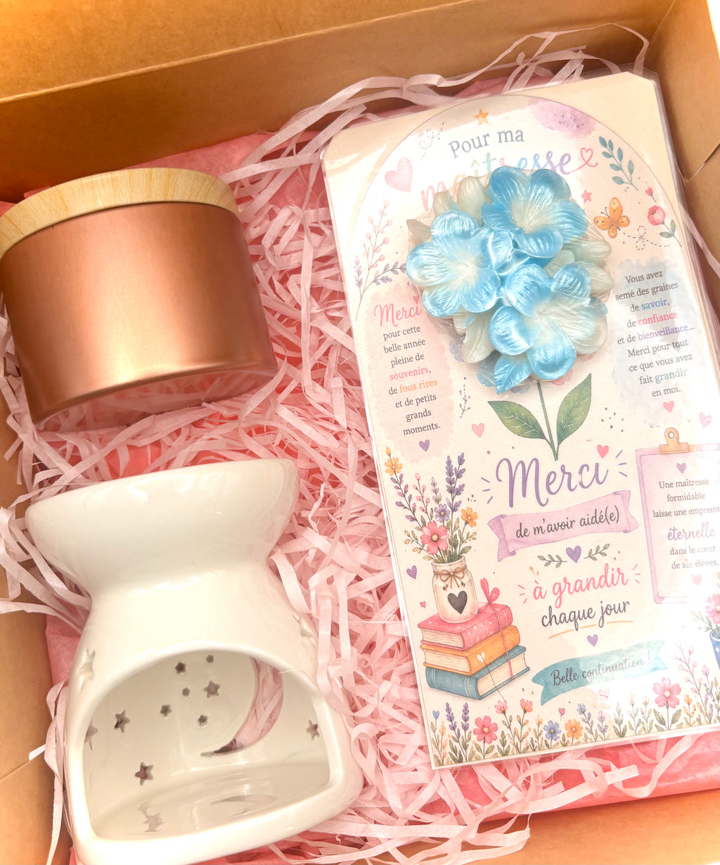 Coffret "merci maîtresse" - Cyclamen sauvage