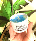 Bougie SOLO "merci et bonnes vacances"